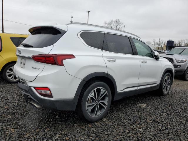 5NMS5CAA7KH018291 - 2019 HYUNDAI SANTA FE LIMITED WHITE photo 3