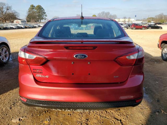 1FAHP3F2XCL260309 - 2012 FORD FOCUS SE RED photo 6