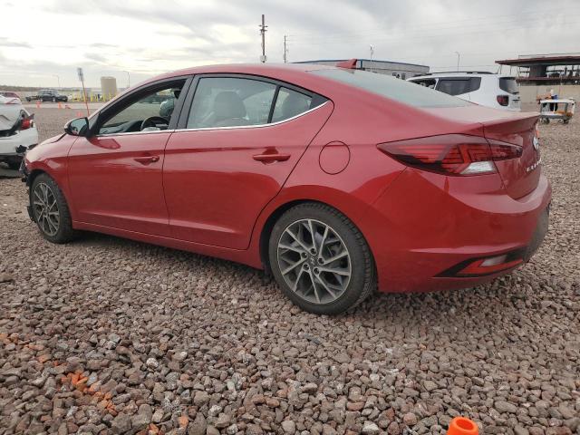 5NPD84LF7KH442653 - 2019 HYUNDAI ELANTRA SEL RED photo 2