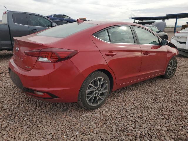 5NPD84LF7KH442653 - 2019 HYUNDAI ELANTRA SEL RED photo 3