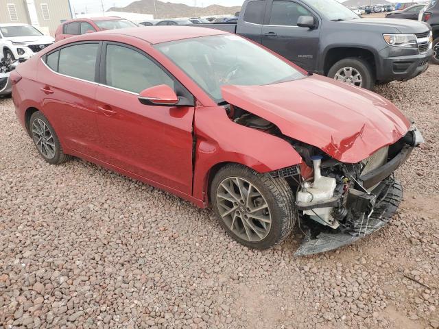 5NPD84LF7KH442653 - 2019 HYUNDAI ELANTRA SEL RED photo 4