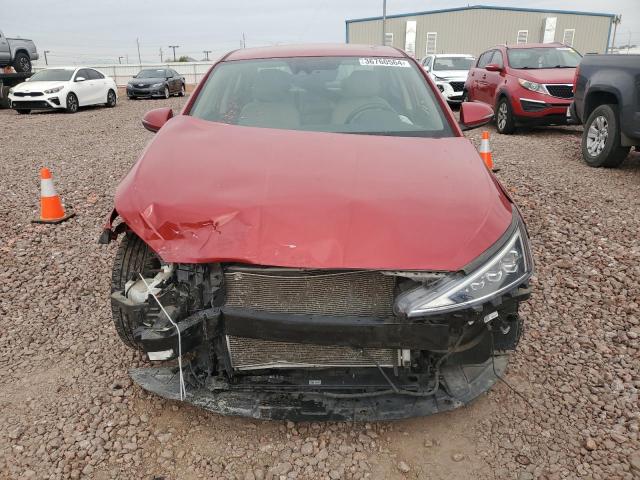 5NPD84LF7KH442653 - 2019 HYUNDAI ELANTRA SEL RED photo 5