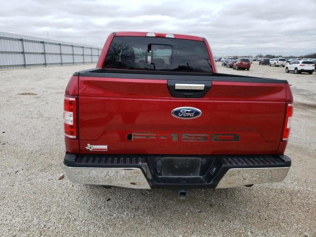 1FTEW1C53LKD23274 - 2020 FORD F150 SUPERCREW RED photo 6