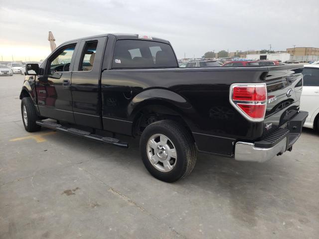 1FTEX1CM6EKD19789 - 2014 FORD F150 SUPER CAB BLACK photo 2