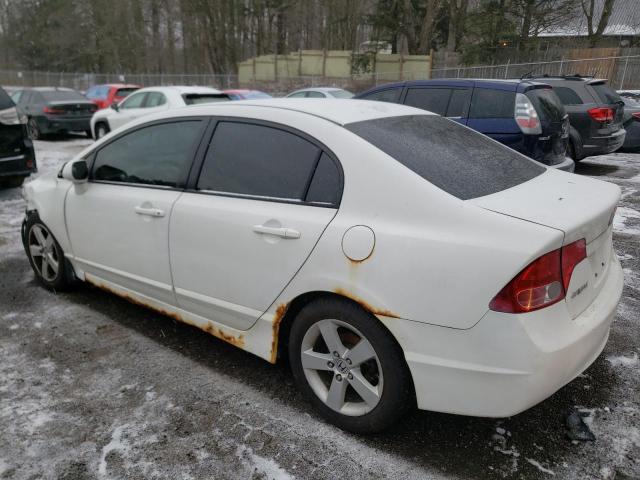 2HGFA16857H011920 - 2007 HONDA CIVIC EX WHITE photo 2