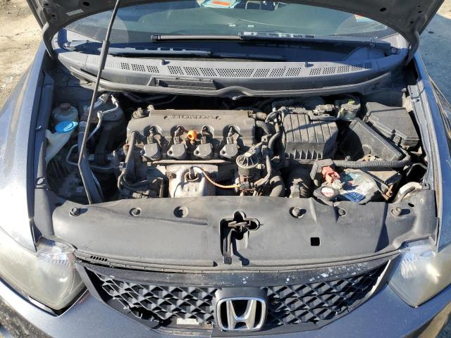 2HGFG12879H532659 - 2009 HONDA CIVIC EX GRAY photo 11