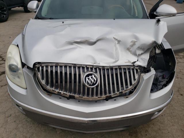 5GAKVBED6BJ114987 - 2011 BUICK ENCLAVE CXL SILVER photo 12