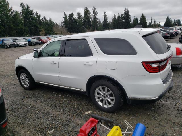 1C4RDJFGXLC442180 - 2020 DODGE DURANGO SSV WHITE photo 2