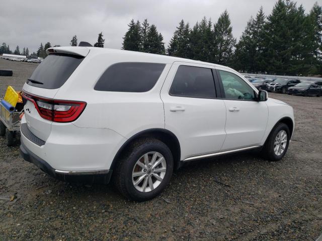 1C4RDJFGXLC442180 - 2020 DODGE DURANGO SSV WHITE photo 3