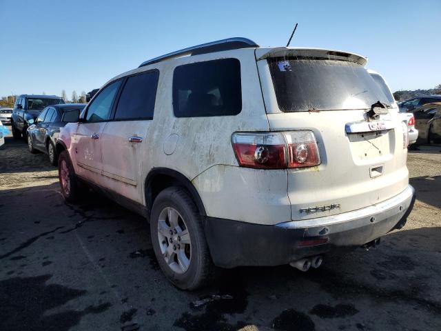 1GKER13728J115929 - 2008 GMC ACADIA SLE WHITE photo 2