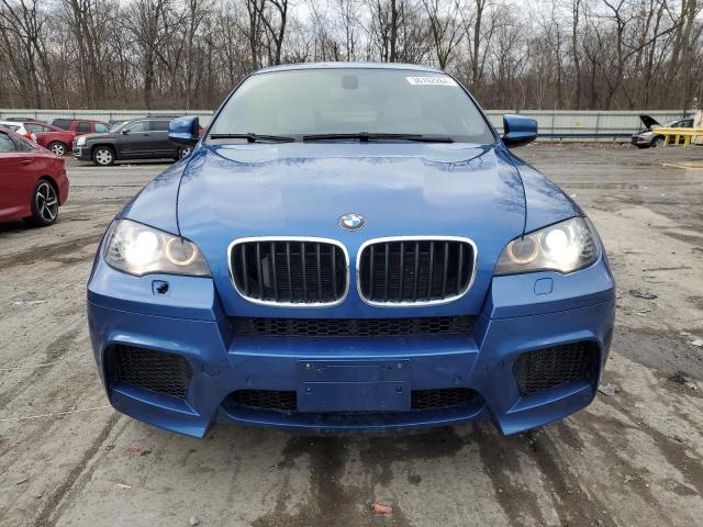 5YMGZ0C57BLK13838 - 2011 BMW X6 M BLUE photo 5