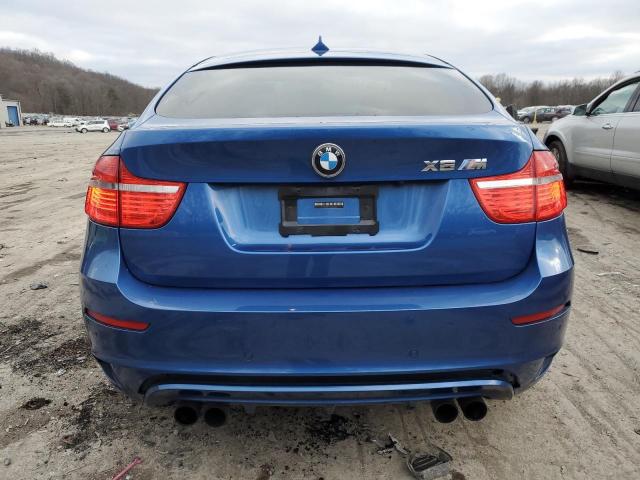 5YMGZ0C57BLK13838 - 2011 BMW X6 M BLUE photo 6