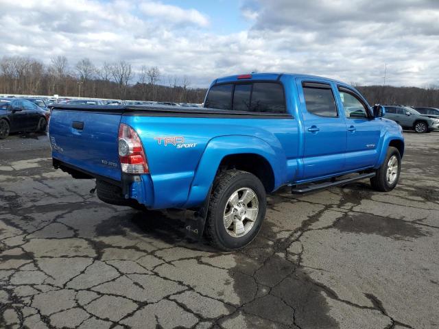 3TMMU4FN5AM022221 - 2010 TOYOTA TACOMA DOUBLE CAB LONG BED BLUE photo 3