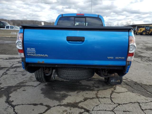 3TMMU4FN5AM022221 - 2010 TOYOTA TACOMA DOUBLE CAB LONG BED BLUE photo 6
