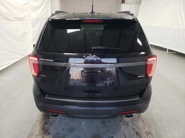 1FM5K8D84JGC79598 - 2018 FORD EXPLORER XLT BLACK photo 6