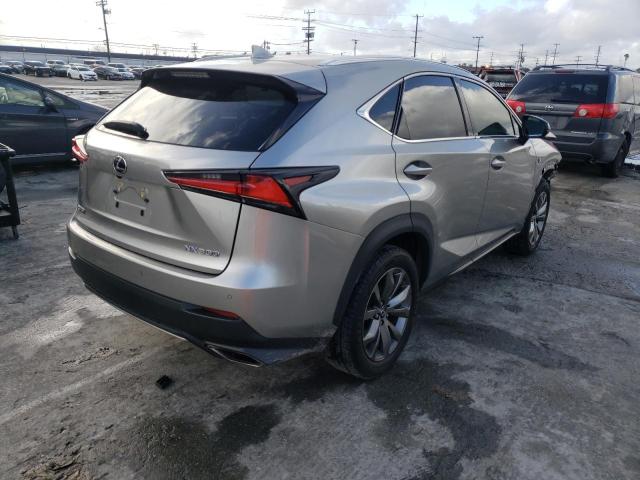 JTJYARBZ2J2087449 - 2018 LEXUS NX 300 BASE ნაცრისფერი ფოტო 3