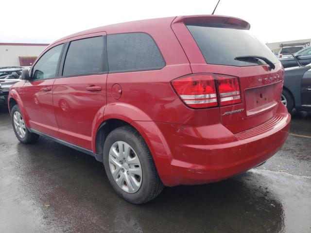 3C4PDCAB1ET235201 - 2014 DODGE JOURNEY SE RED photo 2