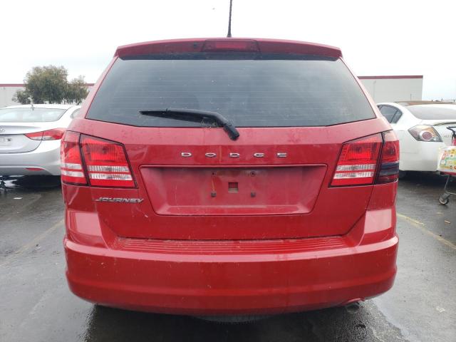 3C4PDCAB1ET235201 - 2014 DODGE JOURNEY SE RED photo 6