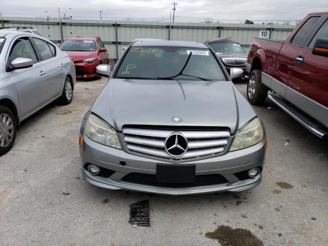 WDDGF56X58R029313 - 2008 MERCEDES-BENZ C 350 GRAY photo 5