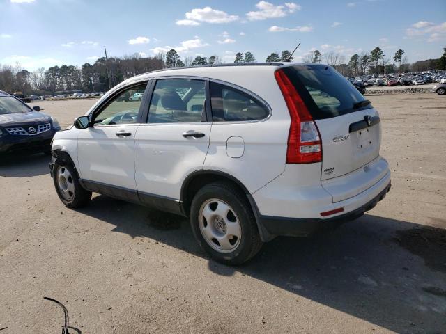 3CZRE3H33AG705617 - 2010 HONDA CR-V LX WHITE photo 2