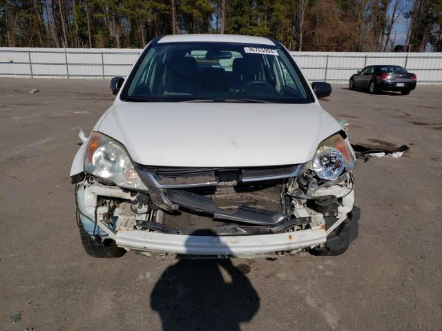 3CZRE3H33AG705617 - 2010 HONDA CR-V LX WHITE photo 5