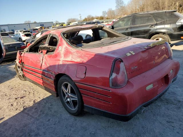 2G1WZ121849341940 - 2004 CHEVROLET MONTE CARL SS SUPERCHARGED RED photo 2