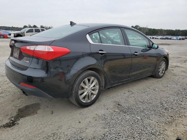 KNAFX4A84F5369325 - 2015 KIA FORTE EX BLACK photo 3