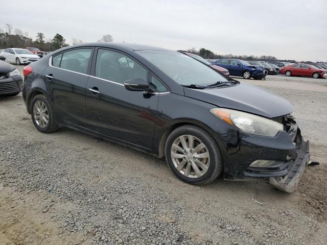 KNAFX4A84F5369325 - 2015 KIA FORTE EX BLACK photo 4