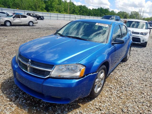 1B3LC56R98N635709 - 2008 DODGE AVENGER SXT  photo 2