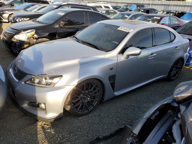 JTHBP5C28C5010845 - 2012 LEXUS IS F SILVER photo 1