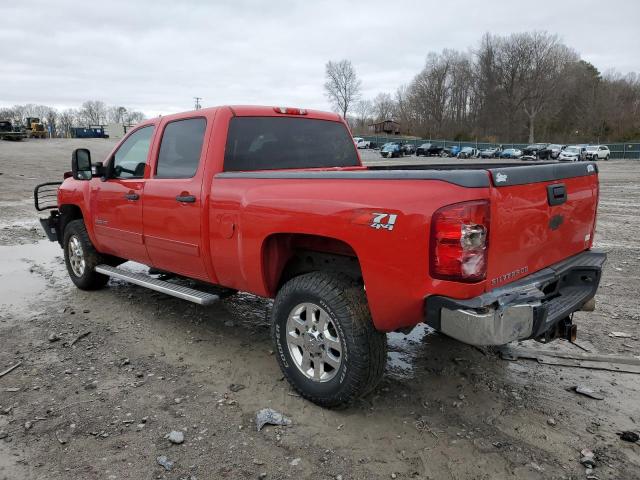 1GC1KXC85BF263531 - 2011 CHEVROLET SILVERADO K2500 HEAVY DUTY LT RED photo 2