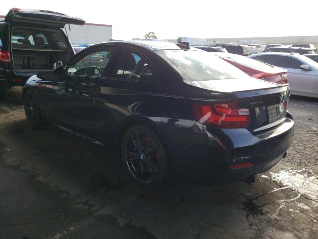 WBA1J7C55GV289789 - 2016 BMW M235I BLACK photo 2