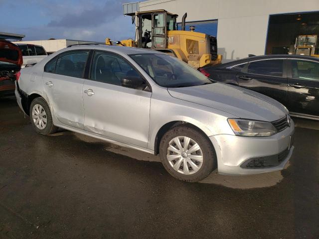 3VW2K7AJ0BM362877 - 2011 VOLKSWAGEN JETTA BASE SILVER photo 4