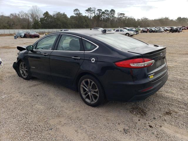 3FA6P0RU2KR188346 - 2019 FORD FUSION TITANIUM BLACK photo 2