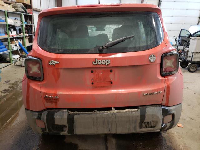 ZACCJBAT9FPC46997 - 2015 JEEP RENEGADE SPORT Նարնջագույն լուսանկար 6