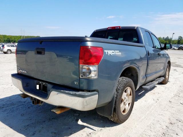 5TBRT54127S456595 - 2007 TOYOTA TUNDRA DOUBLE CAB SR5  photo 4