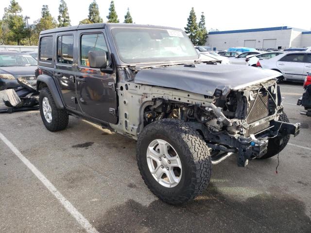 1C4HJXDG7KW639508 - 2019 JEEP WRANGLER U SPORT ნაცრისფერი ფოტო 4