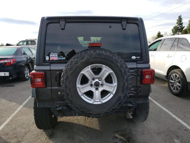 1C4HJXDG7KW639508 - 2019 JEEP WRANGLER U SPORT ნაცრისფერი ფოტო 6