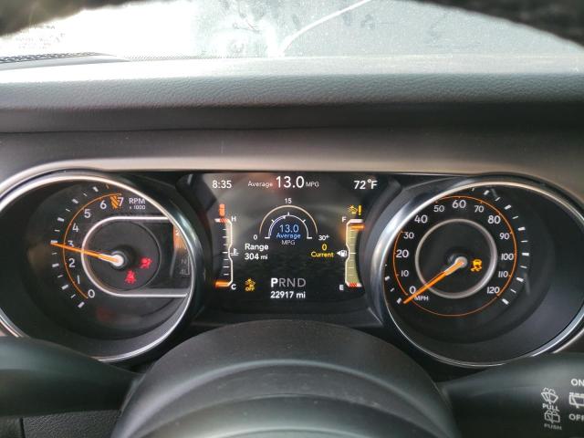 1C4HJXDG7KW639508 - 2019 JEEP WRANGLER U SPORT ნაცრისფერი ფოტო 9