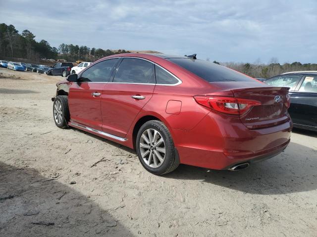 5NPE34AF0GH282855 - 2016 HYUNDAI SONATA SPORT MAROON photo 2