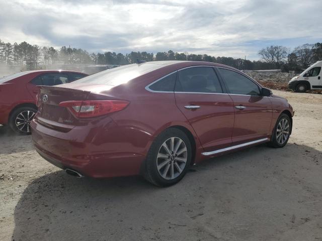 5NPE34AF0GH282855 - 2016 HYUNDAI SONATA SPORT MAROON photo 3