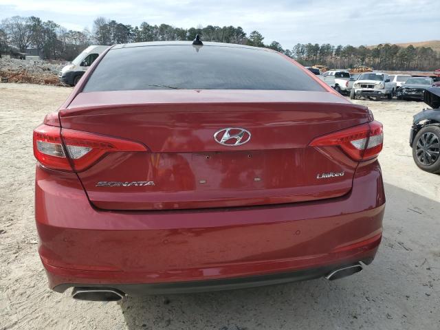 5NPE34AF0GH282855 - 2016 HYUNDAI SONATA SPORT MAROON photo 6