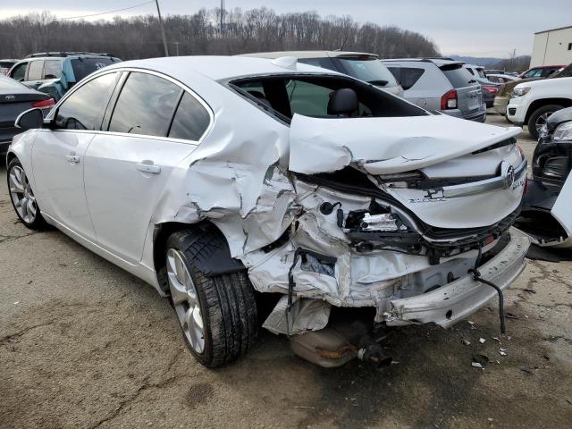 2G4GU5GX0H9148391 - 2017 BUICK REGAL GS WHITE photo 2