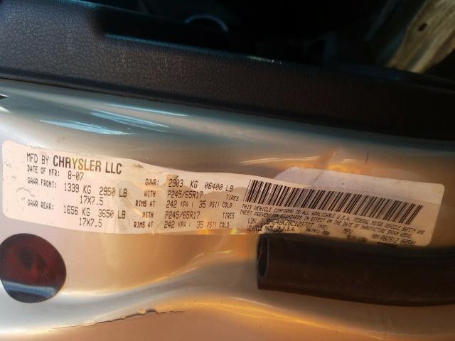 1J8HG48K28C129727 - 2008 JEEP COMMANDER SPORT  ფოტო 10