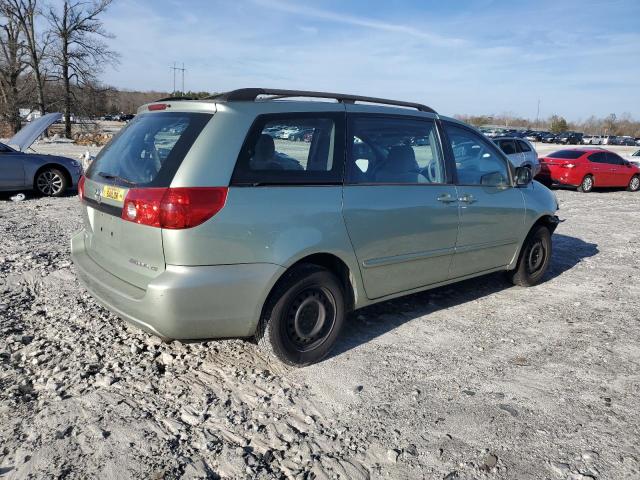 5TDZK23C49S284665 - 2009 TOYOTA SIENNA CE GREEN photo 3