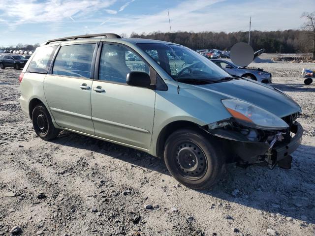 5TDZK23C49S284665 - 2009 TOYOTA SIENNA CE GREEN photo 4