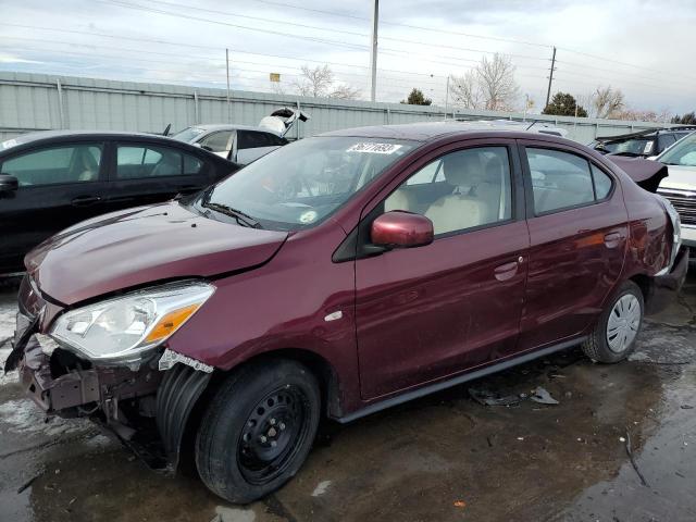 ML32F3FJXKHF16739 - 2019 MITSUBISHI MIRAGE G4 ES Tünd qırmızı foto 1