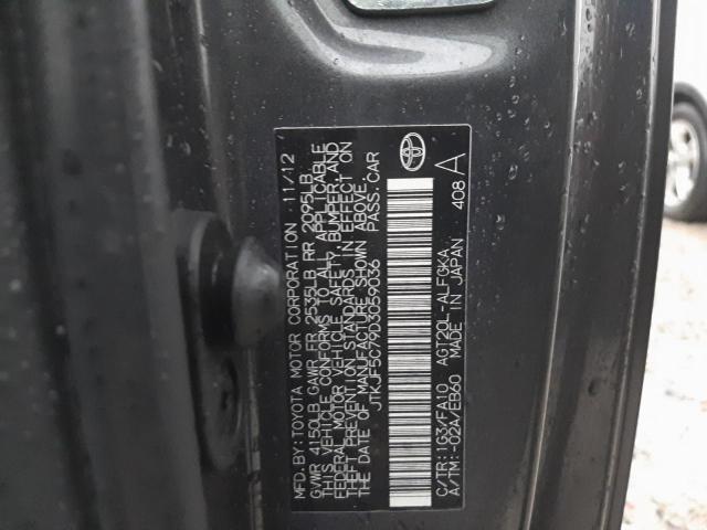 JTKJF5C79D3059036 - 2013 TOYOTA SCION TC Boz foto 12