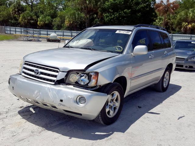 JTEGD21A020030345 - 2002 TOYOTA HIGHLANDER  photo 2