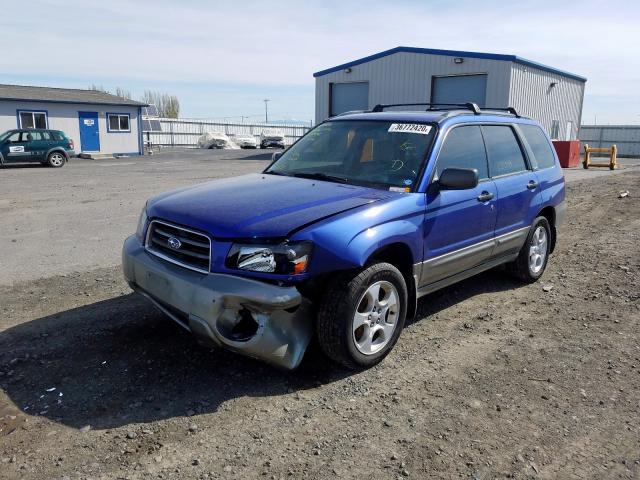 JF1SG65653H758836 - 2003 SUBARU FORESTER 2.5XS  photo 2